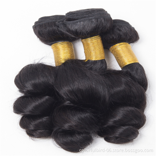 Wholesale 100% Human Hair wig Unprocessed Virgin Brazilian loose Wave Hair Extension Human Hair Wigs For Black Women